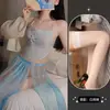 Lingerie Sexy, Pijama Bordado Sexy Estilo República da China, Hanfu Antigo, Puro Desejo, Traje Quente de Uniforme Tentador para Mulheres