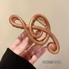 Grampo de Cabelo em Forma de Flor Extra Grande de 13cm Estilo Francês, Acessório de Cabelo Grampo Tubarão Fosco Estilo Floresta Menina para Primavera e Verão