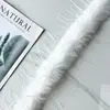 Tiras Procesadas Personalizadas de Plumas de Pavo Artificial, Adorno de Plumón Colorido, Accesorios de Ropa Engrosados y Ensanchados, Tiras de Flecos para Sombreros