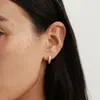Pendientes Minimalistas y Geniales para Mujer, Lujo Ligero, Temperamento Elegante y Único, Pendientes de Aro, Accesorios para Orejas Creativos de Nicho de Moda