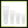 Manguera para cuidado de la piel 50g botella exprimible de ungüento manguera de limpiador facial tubo de plástico 50ml botella de desinfectante para manos