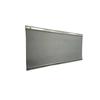 Tela ignífuga para pared vertical bloqueadora de humo accesorios riel tipo T revestimiento de madera contrachapada pared vertical bloqueadora de humo colgante superior e inferior de aluminio
