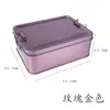 Elegante Caja Metálica para Pastel de Piña con Acabado Mate y Cierre, Caja de Metal de Grado Alimenticio para Hornear Pasteles, Galletas y Dulces