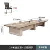 Mobiliário de Escritório Sala de Conferências Mesa de Conferência Mesa Longa Simples Moderna Grande Mesa de Recepção Treinamento de Negociação Mesa Longa Estilo Painel