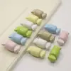 Manijas de Puerta de Gabinete de Cerámica Coloridas, Manijas Simples de Agujero Único con Forma de Caramelo para Gabinete, Armario, Cajón, Manijas de Tapa de Botella