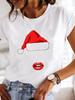 Camiseta Estampa Gráfica Roupas Roupas Moda Feminina Feliz Feliz