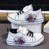Zapatillas Deportivas Nuevas de Estilo Coreano para Niños Primavera y Otoño, Zapatos de Lona para Niños, Zapatos Casuales Versátiles de Dibujos Animados para Niñas, Zapatos de Tela de Moda