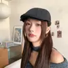 Boina Invertida Yuppie Nueva para Mujer Verano y Otoño Sombrero de Boina Fino Retro Moda Coreana Casual Tendencia Sombrero Adelantado