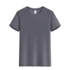 Camiseta de Trabalho Corporativa Personalizada de Manga Curta com Gola Redonda de Secagem Rápida Camiseta Esportiva de Manga Curta para Grupo de Corrida de Maratona com Logo Impresso