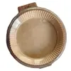 Freidora de Aire Papel Absorbente de Aceite Caja de Empaque Papel Barrera de Aceite Tapete de Silicona para Hornear Barbacoa Bandeja de Papel de Aceite de Silicona Caja de Empaque Transparente Redonda