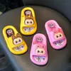 Pantuflas Infantiles Dinosaurio Estilo Nuevo Niños Hogar Interior Antideslizantes Suela Suave Baño Verano Lindas Princesa Dibujos Animados Bebé
