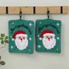 Nueva Toalla de Mano Cuadrada de Navidad Toalla de Mano para Colgar para Niños y Adultos en el Baño y la Cocina Paño de Terciopelo de Coral de Secado Rápido