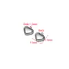 Colgante de Corazón de Acero Inoxidable de Moda Chapado al Vacío Encanto de Amor DIY Accesorios para Collares Pendientes Europeos y Americanos Venta al por Mayor