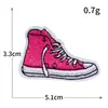 Tecido Bordado Adesivo Doce Série Rosa Decoração de Roupas Dia dos Namorados Patch Bordado para Computador DIY