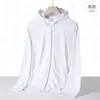 Cantidad de Corriente Ropa con Protección Solar de Seda de Hielo Estilo Pareja Verano Ropa Transpirable Anti-UV para Hombres y Mujeres UPF50+ Ropa de Pesca Chaqueta