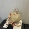 Bolso de Hombro Cruzado Versátil Simple Tejido Retro de Alta Calidad Elegante Moda Verano 2026