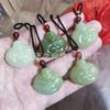 Atacado de fábrica jade afegão natural azul antigo cor de fécula de raiz de lótus pingente pingente Buda abraçando açúcar Buda