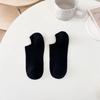 Calcetines Invisibles Bajos de Verano Delgados Blancos para Mujer, Negros y Blancos, Calcetines de Barco Bajos, Antideslizantes, Delgados y Transpirables