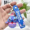 Colgante de Stitch de Dibujos Animados Llavero Divertido de Lilo y Stitch Colgante Muñeco de Plástico Suave Caja Ciega