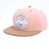 Gorra para niños de comercio exterior, gorra de béisbol de visera plana, estilo callejero de dibujos animados, gorra de hip-hop para baile callejero versión coreana, sombrero de sol de verano, moderno