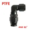 Accesorios de Modificación de Automóviles A Prueba de Fugas de Alta Presión Tubo de Ptfe Forjado Junta de Refrigeración de Aceite Junta de Aceite del Enfriador de Aceite Adaptador de Tubo de Aceite de Ptfe