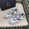 Zapatos Deportivos e Informales Impermeables Nuevos de Alta Gama para Hombre Suela Gruesa Costuras de Cuero Genuino Corte Bajo con Cordones Ligeros para Correr