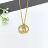 Acessórios Femininos Cobre Micro-Incustado Zircônia Simples Aço Inoxidável Colar Leve Luxo Tendência Nicho Joia de Clavícula Geométrica Moda Ol