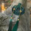 Sache Aromático do Festival da Lua de Qian Li, Bolsinha de Brocado Estilo Tradicional, Bolsa Vazia de Formato Único, Lembrança Hanfu Estilo Antigo