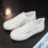 Zapatos de Lona Versátiles Nuevos Bai Zhenhe Primavera y Otoño para Mujer, Zapatos de Malla sin Cordones, Zapatos Casuales de Encaje Transpirables Frescos con Plataforma