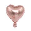 Tablero de luz con forma de corazón de 10 pulgadas globo de película de aluminio decoración de boda sitio de confesión de cumpleaños diseño ambiente romántico globo de papel de aluminio