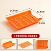 Placa de Rejilla Rectangular para Escurrir Brochetas, Adecuada para Restaurantes de Hot Pot y Barbacoa