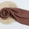 Cross-border best-selling in-stock plain pearl chiffon scarf for women, Malaysian headscarf, women's headscarf and scarf wholesale