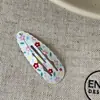 Presilhas Fofas e Doces para Meninas com Estampas Florais Coloridas, Presilhas Laterais, Presilhas para Franja, Presilhas para Testa, Grampos