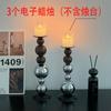 Vela Aromática de Lujo Ligero Adornos de Candelabro Ins Retro Romántico Accesorios para Cena a la Luz de las Velas para Mesa de Comedor Decoración Simple para el Hogar