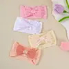Accesorios para el cabello transfronterizos europeos y americanos para niños, diadema ancha de lazo suave y no restrictiva, diadema de protección de fontanela para bebés, tocado