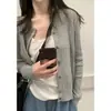 Cardigan de Punto Trenzado de Cachemira de Color Sólido, Estilo Suave y Pegajoso, para Mujer, Cuello Redondo, Tejido Holgado, Sensación de Prenda Exterior Pequeña, Top de Otoño