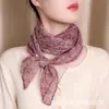 Bufanda Nueva de Algodón 90x90 para Mujer Otoño/Invierno 2026 Transpirable Pañuelo para la Cabeza de Mamá Protección Solar Bufanda Parasol a Prueba de Polvo