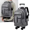 Nova Estilo Grande Capacidade Multiuso Viagem de Negócios Bagagem de Mão Bolsa com Rodinhas Mochila para Laptop