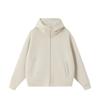 Sudadera con capucha de algodón suave como una nube de 400 g para otoño e invierno, chaqueta holgada de color liso, ropa de trabajo personalizada, al por mayor en stock, impresión de logotipo