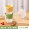 Forma Grande de Gelo Esférico de Grau Alimentício Ferramenta para Fazer Gelo para Whiskey, Esfera de Cubo de Gelo para Uso Doméstico, Bandeja Redonda Grande de Gelo de Silicone