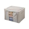Caja de almacenamiento plegable para ropa, armario, chaqueta, edredón, acabado, tela, gran capacidad