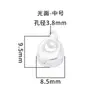 Colgante de Pepita de Plata Maciza con Anillo, Plata de Ley S925 Plata Lisa Superficie Lisa, Colgante de Pepita de Plata con Carácter de Fortuna, Accesorio para Pulsera DIY