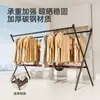 Secador de roupas em formato X para uso doméstico, adequado para varandas internas, secador de roupas de camada dupla, varal à prova de vento para exterior, uma ferramenta mágica para secar edredons