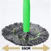 Atacado de Fábrica Balde Mop Auto-torção Rotativo Mãos Livres Limpeza em Um Passo Cabeça de Mop para Chão Uso Úmido e Seco Cabeça de Mop