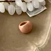 Joyería Transfronteriza Europea y Americana Tendencia de Moda Exagerada Anillo de Resina de Color Caramelo Anillo Geométrico Joyería de Mano para Mujeres En Stock