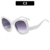 Gafas de Sol Versátiles Estilo Retro Europeo y Americano con Montura Grande Ojo de Gato, de Moda para Exteriores, Vacaciones, Viajes, Conducción, Protección Solar, Gafas de Sol Transfronterizas