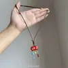 Doce Arco-Íris~Corrente de Clavícula de Cerâmica em Formato de Coração para Mulheres Verão Dopamina Colar de Camada Dupla Acessórios Versáteis Diários
