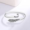 Pulsera Abierta Antigua de Animal Hueco de Pavo Real Linda Retro Estilo Étnico Creativo para Mujer