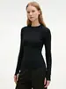 Xichen Disponible Otoño/Invierno Patrón Waffle Camisa de Tenis Manga Larga Ajustada para Mujer Top Deportivo 26D1507 Disponible Transfronterizo