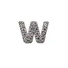 Aretes Brillantes de Letras Estilo Coreano para Mujer, Modernos, Elegantes, Versátiles, Pequeños, Exquisitos y Elegantes, Tendencia de Aretes Nicho